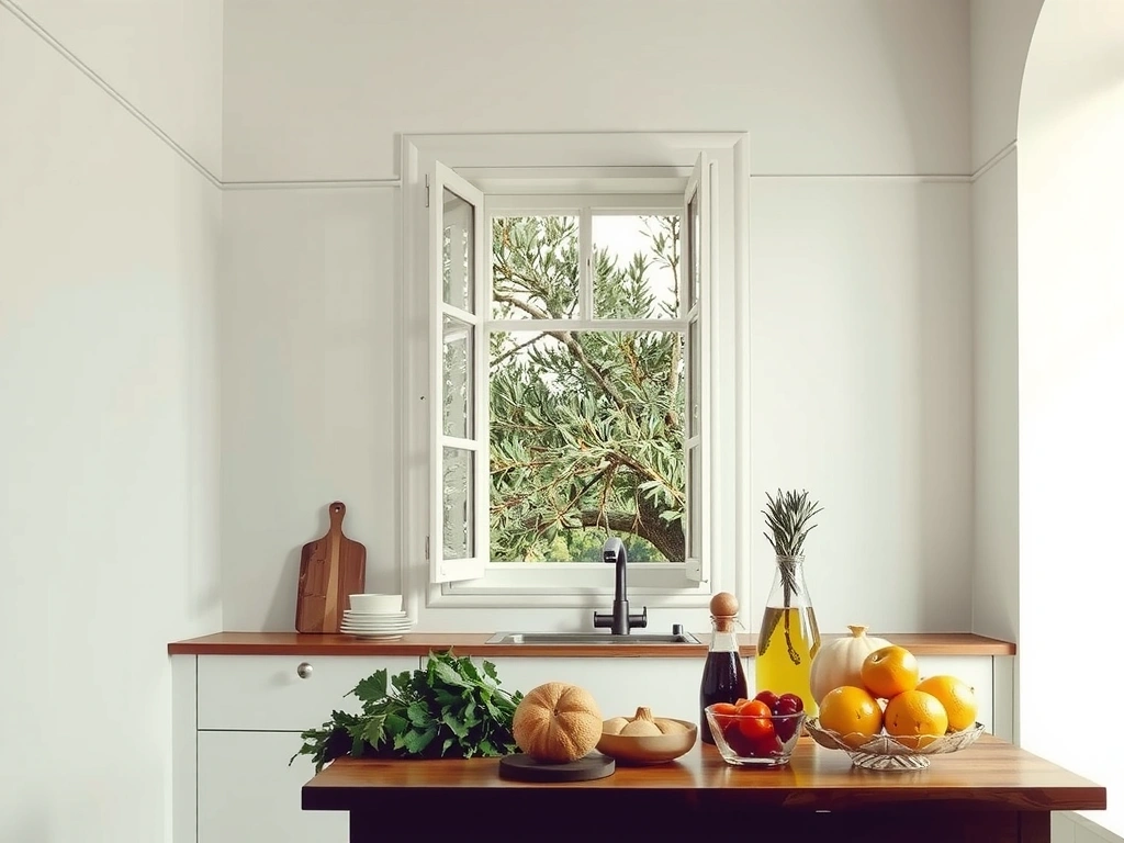 Entorno de cocina saludable